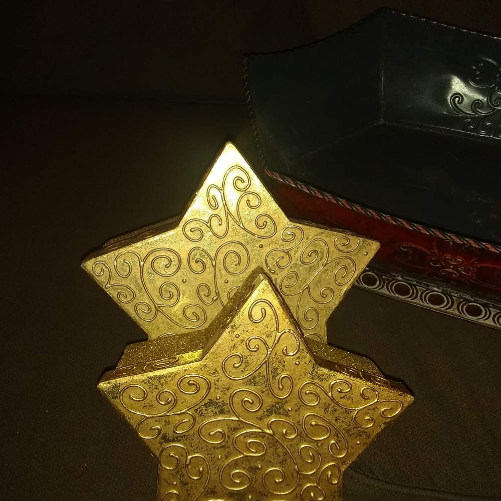 , collectible Tins and Home interior Stars